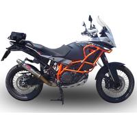 GPR Exhaust KTM LC8 1290 Super Adv 2015-2016 Racing Slip-On Deeptone Inox