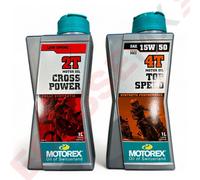 Motorex Top Speed 4T 4 Stroke Oil Racing oil 15W/50 JASO MA 2 KTM EXCF 450