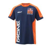 KTM Red Bull Racing Team Replica Tee T-Shirt, Orange/Navy Blue, M