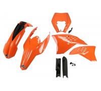 Ktm Replica Headlight Fairing Plastic Kit For EXC 125-500 2009-2011