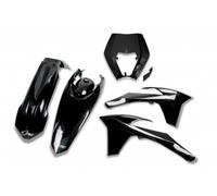 KTM Set Plastic Headlight Holder Black EXC 125 200 250 300 350 450 500 2012 -
