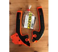KTM SX 85 2018 - 2024 ACERBIS ORANGE & BLACK FRAME GUARDS PROTECTORS