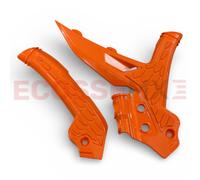 KTM XC-F 250 350 450 2019-2022 ACER LACK & ORANGE FRAME GUARDS