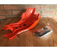 KTM SX85 SX 85 2018 - 2024 ACERBIS PLASTIC SKID GLIDE PLATE SUMP GUARD ORANGE
