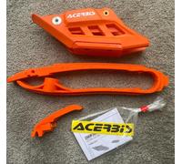 KTM SXF 250 350 450 2023 - 2024 CHAIN BLOCK GUIDE & SLIDER SET ORANGE