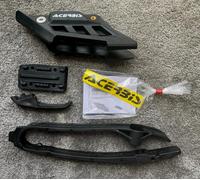 KTM SX 125 SX 250 SX 300 2023 - 2024 CHAIN BLOCK GUIDE & SLIDER SET BLACK
