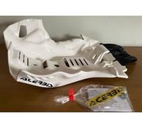 GAS GAS EC 250 300 2021-2023 ACERBIS SKID GLIDE PLATE SUMP GUARD WHITE/BLACK