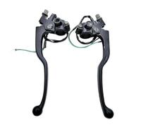 KTmsAVkaM Front Brake Lever and Clutch Lever with Brake Stop Light Switch Compatible with YBR 125cc YBR YB 125 YBR125(Left Right)