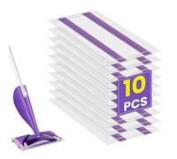 KTNAid 10 Pack Replacement Mop Pads Compatible with Swiffer WetJet Spray Mops, Disposable Refill Pads for Multi-Surface Floors, Thickness and Absorbent