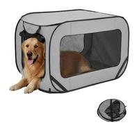 Ktnyl Foldable Dog Transport Box, 93 x 55 cm, Pet Playpen, for Small to Medium Dogs, Cats & Pets, Oxford Fabric Dog Box, Car Dog Bag