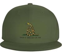 KTOPMC Dier Dont Tread On Me Gadsden Flag Baseball Cap by Cnlowter ForestGreen(Small)