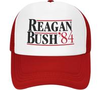 KTOPMC Dier Handson Casual Mesh Miss Reagan Bush 84 Dancing Caps Black Red(XX-Large)
