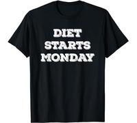 KTOPMC Diet Starts On Monday Funny Food Fitness T-Shirt(Medium)