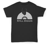 KTOPMC Diggin' in The CRATES T-Shirt Vinyl Record Vintage Rare, Madlib, ALC, DARINGER(Small)