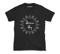 KTOPMC Dream Big Mandala Hippie T-Shirt Clothes Men Women Shirts Top White Yellow Black Red Mens Women T Shirt 100% Cotton(Small)