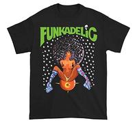 KTOPMC George Clinton & Parliament Funkadelic Men's Afro Girl T-Shirt Black Black(Large)