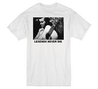 KTOPMC George Jones Legends Never DIE Music Album Superstar White T-Shirt White(Medium)