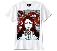 KTOPMC T-Shirt Nun Nonne Church of Satan Satanism Goth Gothic Zombie(Medium)