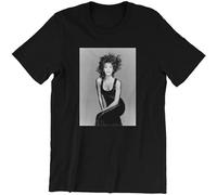KTOPMC Whitney Houston T Shirt I Will Always Love You Dance with Somebody Bodyguard Black(X-Large)