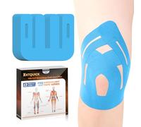 KTQUICK PreCut Kinesiology Tape for Knee,12 PCS,High Elastic Cotton Support