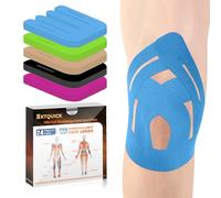 KTQUICK PreCut Kinesiology Tape for Knee,24 PCS,High Elastic Cotton Support