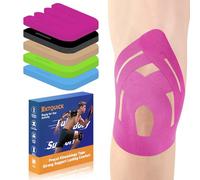 KTQUICK PreCut Kinesiology Tape for Knee,24 PCS,High Elastic Cotton Support