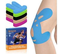 KTQUICK PreCut Knee Kinesiology Tape with 20% Stronger Adhesive, 12 PCS