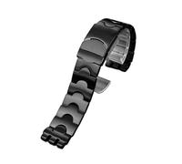 KTRSAVSSA 17 19 21mm Stainless Steel Watch Band Compatible With Swatch YCS YAS YGS YVS IRONY Series Men Women Metal Steel Strap Replacement Bracelet(G21 Black,17mm)