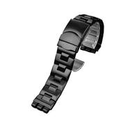 KTRSAVSSA 17 19 21mm Stainless Steel Watch Band Compatible With Swatch YCS YAS YGS YVS IRONY Series Men Women Metal Steel Strap Replacement Bracelet(G20 Black,17mm)