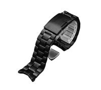 KTRSAVSSA 18mm 20mm 22mm 24mm Stainless Steel Watchband Compatible With Casio EDIFICE EFV-540 EFV-500 BEM501 EFS-S510 EFB-650 ECB900 Watch Belt Strap(Style B-black,20mm)