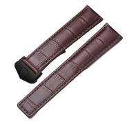 KTRSAVSSA 20mm 22mm 24mm Leather Strap Compatible With Tag Heuer Watch Carrera Monaco Watch Belt Black Brown Bracelet Wristwatch Watchbands(Brown-black,20mm)