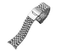 KTRSAVSSA 22mm Diving Steel Metal Strap Compatible With Casio Duro Mdv107-1A MDV106-1A Watch Wristband Bracelet Watchband Replacement Parts 3 Styles(Silvery 5)