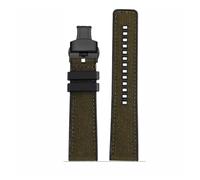 KTRSAVSSA 22mm Quick Release Wristband Compatible With Tissot T-Sport Darth Vader T125617 T116617 T116nylon Silicone Strap Khaki Green Men Watchband(Green black Folding)