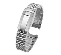 KTRSAVSSA 904 Jubilee Watchband Compatible With Rolex Sub GMT Yacht Daytona 20mm Men's Strap Luxury Watch Chain Mod Parts Replacement Accessories(20mm)