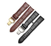 KTRSAVSSA Arc interface Calf Leather Watch band 18mm 19mm 20mm 21mm 22mm 23mm 24mm Suitable Compatible With Tissot Seiko Omega Watch Strap(Black-Red NOBuckle,22mm)