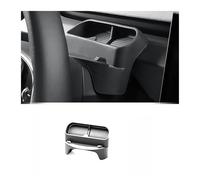 KTRSAVSSA Behind The Steering Wheel Glasses Case Phone Holder Compatible With Tesla Model 3/Y 2023 2024 Car Styling Interior Accessories Black Silicon