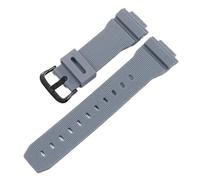 KTRSAVSSA Compatible With Casio G-SHOCK Silicone Bracelet GM2100/5600/6900 GA2100 DW5600 Watchband Waterproof Rubber Strap Male 16mm(Grey-black)