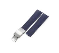 KTRSAVSSA Compatible With Longines Conquest Watchbands Rubber Silicone Sports Non-Stick Gray Diving Men L3.742 642 781 782 Series 21mm Accessories(Blue-Steel-Z10)