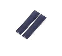 KTRSAVSSA Compatible With Longines Conquest Watchbands Rubber Silicone Sports Non-Stick Gray Diving Men L3.742 642 781 782 Series 21mm Accessories(Blue-No buckle)