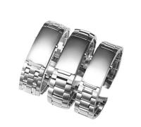 KTRSAVSSA Compatible With Omega Arc Interface Accessories Stainless Steel Seahorse 300 Ocean Universe Little Flying Saucer Men Women Watch Strap(Steel-3Beads-No Log,20mm)