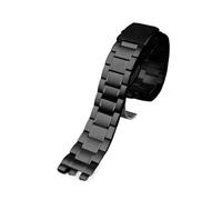 KTRSAVSSA Compatible With SWATCH YCS YAS YGS IRONY Series Stainless Steel Watch Band Men's And Women's Replacement Bracelet Folding Buckle Watch Strap(G36 Black,19mm)