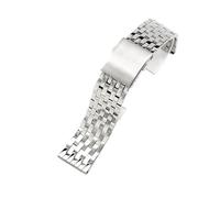 KTRSAVSSA Gentleman Frosted Comfortable Metal Stainless Steel Gold Watchbands Compatible With Diesel Dz7333 Dz4283 Dz4344 Watch Large Dial 24 26 28mm(DS-G02-Steel,24mm)