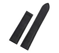 KTRSAVSSA Nylon Genuine Leather Back Watchband Compatible With Cartier Tank Must Black Knight London Canvas Watch Band Watch Strap Accessories 2022mm(Black no buckle,16mm)
