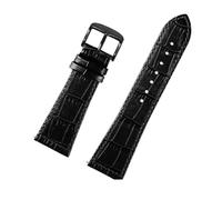 KTRSAVSSA Quick Release Cowhide Watchband Compatible With Franck Muller Strap Lea/ther FM Watch Men Women 22 26 30mm Band(Black White,30mm)