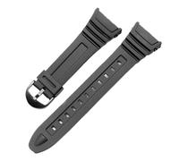 KTRSAVSSA Silicone Strap Compatible With Casio W96H Watchband W-96H W-96H-1AV W-96H-9AV Sport Watch Accessories Waterproof PU Replacement Band