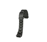 KTRSAVSSA Stainless Steel Watchband Compatible With Casio AE1200 AE1300 A158 A-159 A169 A168 F91 Small Square Replacement Repair Watch Strap Metal Men(Black)