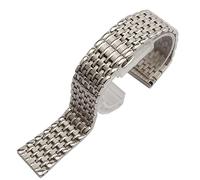 KTRSAVSSA Stainless Steel Watchbands Bracelet 14mm 16mm 18mm 20mm 22mm Silver Straight End Watch Bracelet Strap Watch Accessories(22mm)