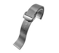 KTRSAVSSA Titanium steel 20mm Chain Strap Compatible With Omega 007 Seamaster Diver 300 Watch Band Replace Milanese Stainless Bracelet