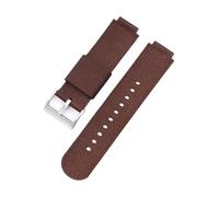 KTRSAVSSA Watch Strap Compatible With Casio G-SHOCK GA-100/700/800/900 GM-110 GD-110 GM-2100 AQ-S810 AE-1000 Men Women Nylon Canvas Bracelet 16mm 18mm(Brown01,18mm)