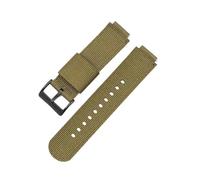 KTRSAVSSA Watch Strap Compatible With Casio G-SHOCK GA-100/700/800/900 GM-110 GD-110 GM-2100 AQ-S810 AE-1000 Men Women Nylon Canvas Bracelet 16mm 18mm(Army Green02,16mm)